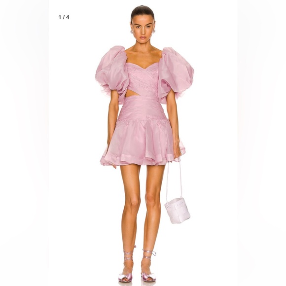 Aje Dresses & Skirts - AJE Myriad Cut Out lilac Mini Dress